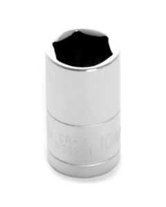 WLMW36210 image(0) - Wilmar Corp. / Performance Tool 1/4" Drive 10mm 6pt Socket