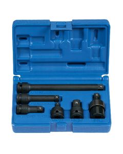 GRE1100 image(1) - Grey Pneumatic 3/8" Drive 6 Piece Adapter/Extension Set