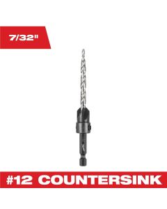 MLW48-13-5004 image(0) - Milwaukee Tool 7/32 Inch #12 Countersink Drill Bit