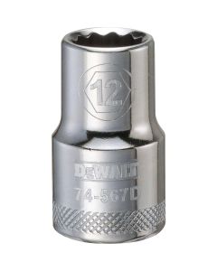 DEWALT 001Pc 12Dr Socket-12Pt-12