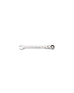 KDT86715 image(0) - GEARWRENCH 15mm 90-Tooth 12 Point Flex Head Ratcheting Combination Wrench