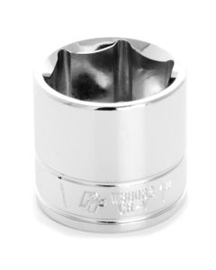 WLMW38032 image(0) - Wilmar Corp. / Performance Tool 3/8" Drive 1" 6pt Socket