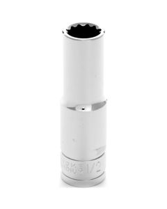 WLMW32616 image(0) - Wilmar Corp. / Performance Tool 1/2" Drive 1/2" 12pt Deep Socket