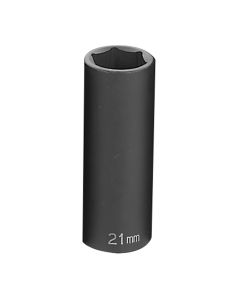 GRE2021MD image(0) - Grey Pneumatic 1/2" Drive x 21mm Deep Socket