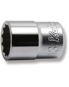 KKN3405M-13 image(0) - Ko-ken USA 3405M-13 3/8 Square Drive Socket 13 mm 12 Point Length 26 mm