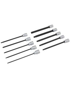 WLMW38752 image(0) - Wilmar Corp. / Performance Tool 10 Piece 3/8" Drive TR Star Bit Socket Set