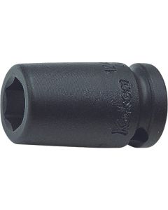 KKN12400M-5-5 image(0) - Ko-ken USA 12400M-5.5 1/4 Square Drive Socket 5.5 mm 6 Point Length 23 mm