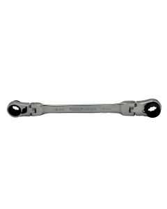 VIMDDF1315 image(0) - VIM Tools 13X15 mm Double Deep Spline Flex Head Ratcheting Wrench
