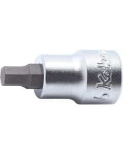 KKN3010M-38-3 image(0) - Ko-ken USA 3010M.38-3 3/8 Square Drive Bit Socket 3 mm Hex Length 38 mm