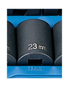 GRE2023M image(0) - Grey Pneumatic 1/2" Drive x 23mm Standard Socket