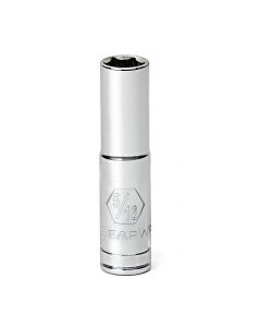 KDT80225 image(0) - GEARWRENCH 1/4 Inch Drive 12 Point Deep SAE Socket 11/32 Inch