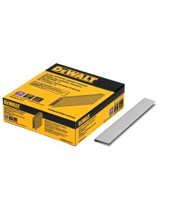 DWTDWSX50351 image(0) - DEWALT 18 Gauge, 7/32" Crown, 1" SX Finish Staple - 5,000 QTY