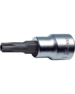 KKN3025-160-T40H image(0) - Ko-ken USA 3025.160-T40H 3/8 Square Drive Tamper-Resistant TORX T40H Bit Socket - Length 160 mm