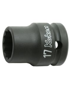 KKN14406M-31 image(0) - Ko-ken USA 14406M-31 1/2 Sq. Dr. Socket 31mm 12 point Length 42mm Thin walled