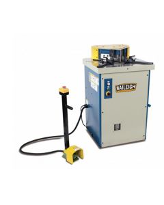 BLI1007213 image(0) - Baileigh SN-F04-MS - 220V 60 Hz 3 Phase 4 Gauge (6mm) Hydraulic Fixed Angle Sheet Metal Notcher