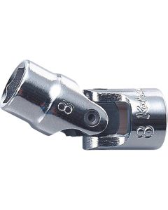 KKN2440M-7 image(0) - Ko-ken USA 2440M-7 1/4 Square Drive Universal Socket 7 mm 6 Point Length 33 mm