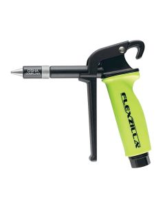 LEGAG1102FZ image(0) - Legacy Manufacturing Flexzilla X3 Blow Gun with Quiet-Flo Safety Nozzle,  ZillaGreen
