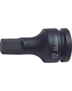 KKN14012M-60-17 image(0) - Ko-ken USA 14012M.60-17 1/2 Sq. Dr. Bit Socket 17mm Hex Length 60mm