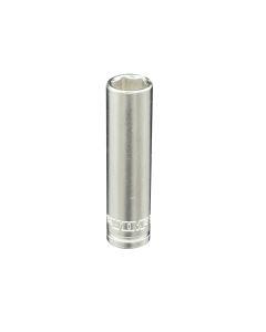 VIMSMS6625D image(0) - VIM Tools 5/8 Inch SAE 6 Point 3/8 Inch Drive Deep Socket - Satin Finish