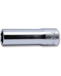 KKN3300A-7-16 image(0) - Ko-ken USA 3300A-7/16 3/8 Square Drive Socket 7/16 6 Point Length 55 mm