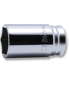 KKN2300XZ-13 image(0) - Ko-ken USA 2300XZ-13 1/4 Square Drive Socket 13 mm 6 Point Length 30 mm Z-series