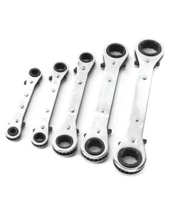 WLMW709 image(0) - Wilmar Corp. / Performance Tool 5 Piece SAE Ratcheting Wrench Set
