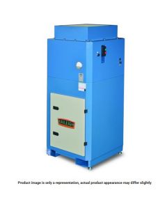 BLI1017595 image(0) - Baileigh MDC-3500-HD - 2340CFM Heavy Duty Metal Dust Collector, Air Pulse Clean w/ HEPA Filter, 10" Port 5HP, 230V 3 Phase