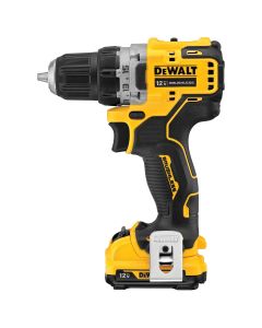 DWTDCD701F2 image(0) - DeWalt 12V MAX* XTREME Cordless Brushless 3/8 in Drill Driver Kit (2) Lithium Ion Batteries with Charger
