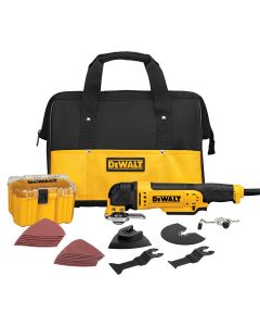 DWTDWE315K image(0) - DeWalt Corded Electric Oscillating Tool Kit (3 amp)