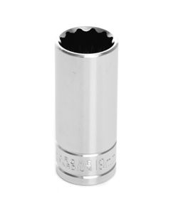 WLMW38719 image(0) - Wilmar Corp. / Performance Tool 3/8" Drive 19mm 12pt Deep Socket