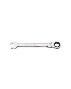 KDT86725 image(0) - GEARWRENCH 25mm 90-Tooth 12 Point Flex Head Ratcheting Combination Wrench