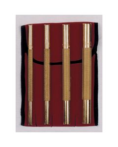 ALC77767 image(0) - ALC Keysco Brass Pin Punches Four Piece Set