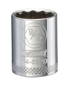 DEWALT 001Pc 38Dr Socket-12Pt-9/16