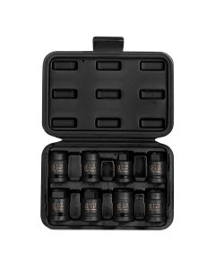 SUN2841 image(1) - SUNEX 8PC 1/2"DR PIPE PLUG SOCKET SET