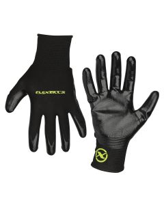 Legacy Manufacturing Flexzilla&reg; Nitrile Dip Gloves, Black, 6-Pack, L