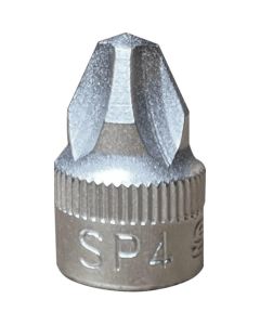 VIMSP4 image(0) - VIM Tools Stubby Philips Driver, P4 Tip, 1/4 Inch Square Drive