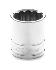 WLMW32826 image(0) - Wilmar Corp. / Performance Tool 1/2" Drive 26mm 12pt Socket