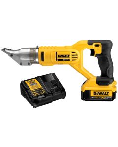 DWTDCS491M2 image(0) - DEWALT 20V Max Metal Shear Kit, Swivel Head, 18Ga
