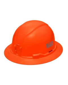 Klein Tools Hard Hat, Non-Vented, Full Brim Style, Red