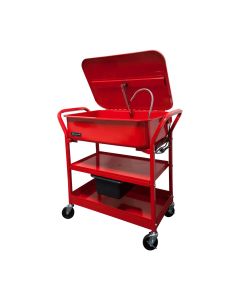 HOMRD00820290 image(1) - Homak Manufacturing 20-Gallon  Portable Parts Washer - Red