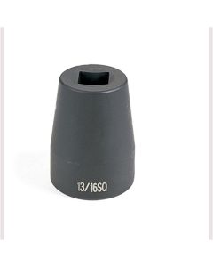 GRE5313SHD image(0) - Grey Pneumatic #5 Spline x 13/16" Square Heavy Duty - 4 Point Socket