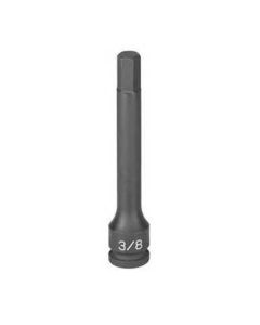 GRE19124M image(0) - Grey Pneumatic 3/8" Drive x 12mm Hex Driver 4" Length