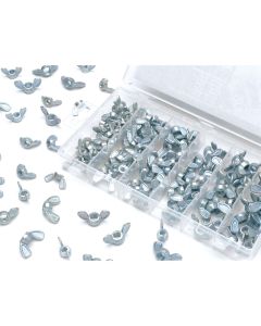 WLMW5219 image(0) - Wilmar Corp. / Performance Tool 150 Piece Wing Nut Assortment