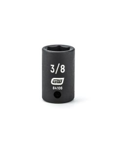 KDT84106 image(0) - GEARWRENCH 1/4 Inch Drive 6 Point Standard Impact SAE Socket 3/8 Inch