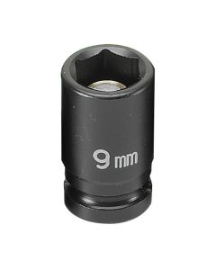 GRE909MG image(0) - Grey Pneumatic 1/4" Drive x 9mm Magnetic Standard Socket