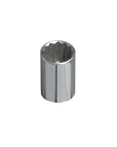 KLE65704 image(0) - Klein Tools 5/8-Inch Standard 12-Point Socket, 3/8-Inch Drive