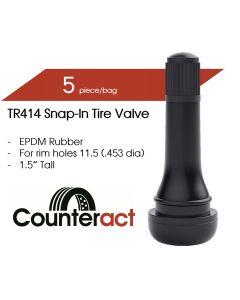 COUT14 image(0) - Counteract TR414 Counteract Tire Valve 48.5mm (5pk)