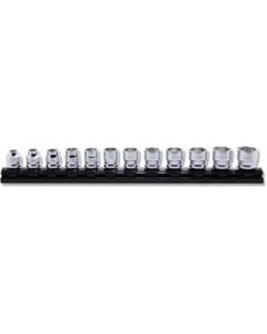 KKNRS3400MZ-8 image(0) - Ko-ken USA RS3400MZ/8 3/8 Sq. Dr. Socket set  8-19mm 6 point 200mm Z-series 8 pieces
