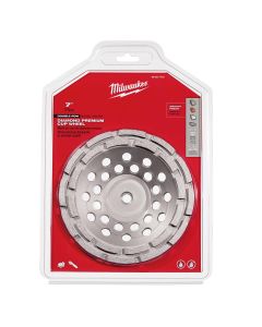 Milwaukee Tool 7" Diamond Cup Wheel Double Row