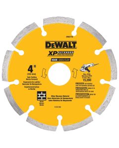 DEWALT 4-Inch Tuck Point Diamond Saw Blade With 5/8-Inch Or 7/8-Inch Arbor